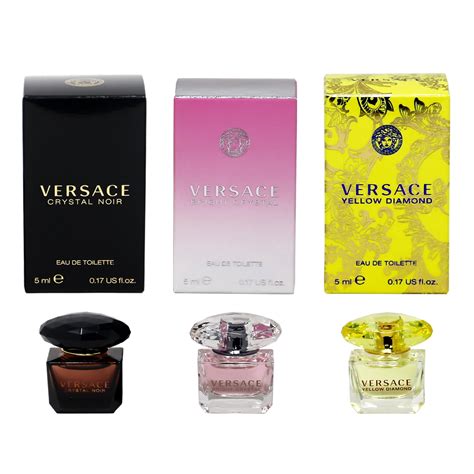 versace crystal noir lady mini 5ml edt|Versace perfume for women.